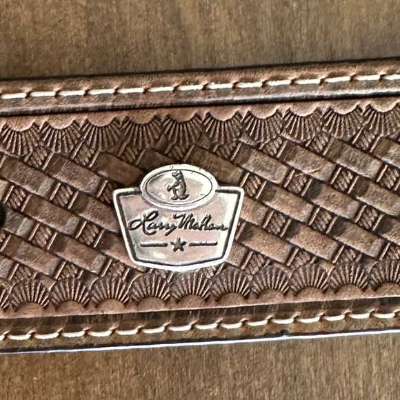 Larry Mahan Leather Belt - Picture 8 of 11